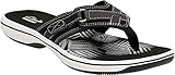 CLARKS Women's Breeze Sea H Sandals, Black Synthetic - 11 M