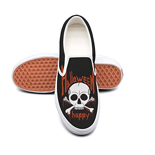 Vosda Mens Guys Halloween Stickers 3D Skull Blood Casual Shoes for Mens Bbreathable and Lightweight Air Running Shoes
