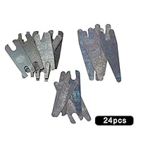 ujixian 24Pcs Tattoo Machine Repair Conventional Springs Set Tempered Steel Supply Kitblack