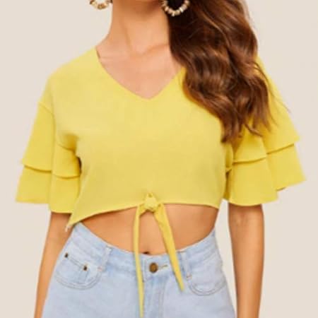 yellow summer tops uk