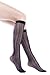 Felicity Womens Knee High Fishnet Patterned Trouser Socks Dress Socks (Assorted A, Black, 6 Pack)