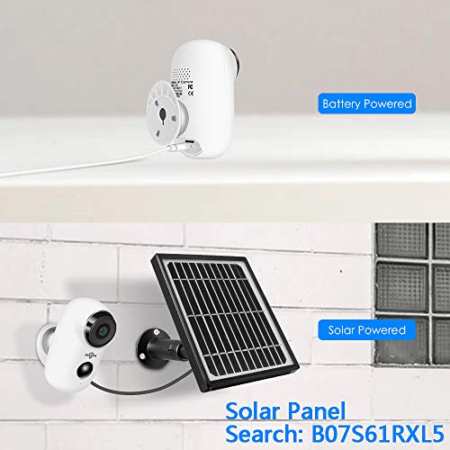 5 Preinstalled+Waterproof+Surveillance+Rechargeable+Detection