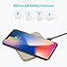 CHOETECH Wireless Charger, Qi Certified Ultra-Slim Wireless Charging Pad Compatible with iPhone 11/11 Pro Max/Xs Max/X/8,Samsung Galaxy Note 10/S10/S10+/S9, Google Pixel 3/3xl, AirPods Pro and More