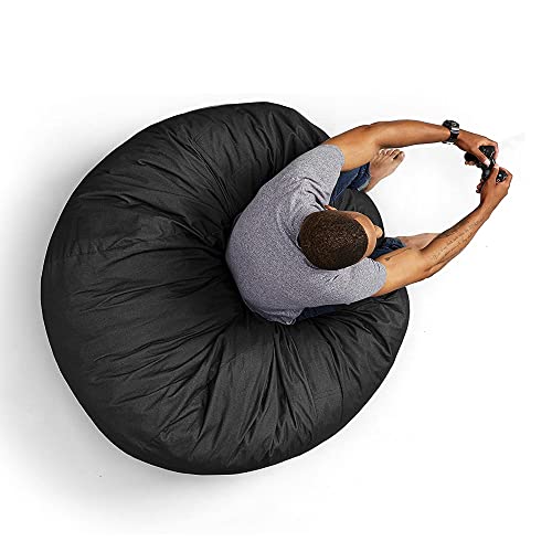 Big Joe Fuf Large Foam Filled Bean Bag Chair with Removable Cover