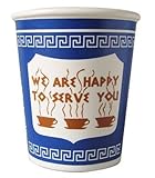 The Original New York City NY Greek Ceramic Coffee Cup 10-Ounce: 
