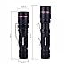 Favormates Adjustable Focus Mini LED Outdoor Torch,Waterproof Flashlight, 3 Modes, and FREE LED Flashlight eBook – Perfect for Camping, Hunting, Fishing, Biking, and Hiking