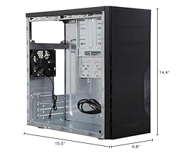 Antec VSK3000E-U3_US SGCC Steel Black Mini Tower
