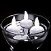 Novelty Place [Float on Water] Flameless Tealights, Battery Operated Floating LED Tea Lights Candles - Elegant White for Wedding, Centerpiece & Spa (Pack of 24)