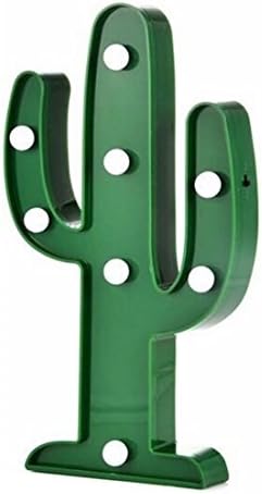 Pink Flamingo Lights Bulb Led Pineapple Christmas Night Light Up Green Cactus Plant Lamp Home décor for Bedroom (Green)