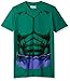 Marvel Men's Hulk Purple Short Sleeve T-Shirt, Kelly Green, X-Large