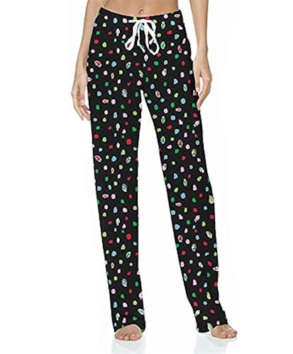 Hello Mello Women's Christmas Winter Holiday Lounge Pants W/Gift