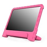 MoKo Dragon Touch A1 / A1X / A1X Plus Case - Kids Shock Proof Convertible Handle Light Weight Super Protective Stand Cover Case for Dragon Touch A1 / A1X / A1X Plus 10.1 Inch 2015 Tablet, MAGENTA