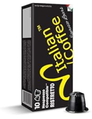 100 Nespresso compatible Italian Expresso capsules DELICITALY (Ristretto)