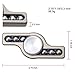Spinner Toy Hand Spinner for ADD ADHD Hand Fidget Spinner Toy Stress Reducer Made of Aluminum Alloy,606 Silicon Nitride Ceramic Ball Bearing Detachable