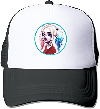 Traveleat Suicide Squad Supervillain Harley Quinn Unisex Trucker Hats Snapback Caps