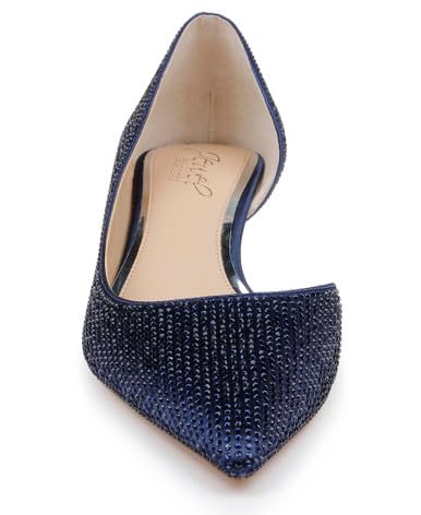 JEWEL BADGLEY MISCHKA TEEGAN POINTED TOE KITTEN HEEL PUMPS