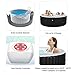 Goplus 4-6 Person Outdoor Spa Inflatable Hot Tub for Portable Jets Bubble Massage Relaxing with Accessories Set (4-Person, Black)