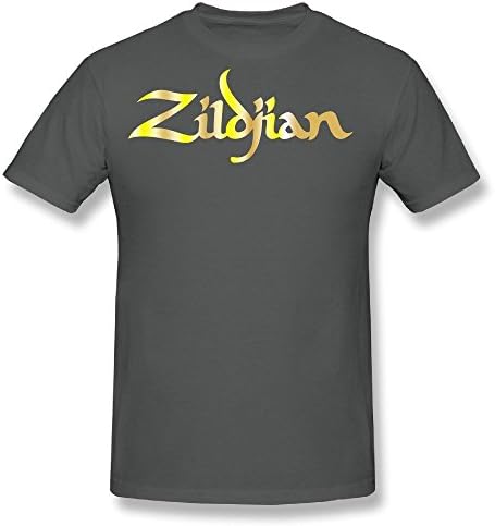 Darius Men's Zildjian Logo Gold Style Logo T-shirt DeepHeather