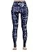 ODODOS High Waist Out Pocket Printed Yoga Pants Tummy Control Workout Running 4 Way Stretch Yoga Leggings