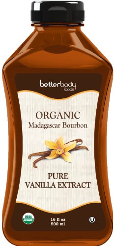 Betterbody Foods & Nutrition Organic Bourbon Vanilla Extract, 16 Ounce