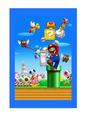 Timeless Invite Super Mario Video Game Lightswitch Cover- Super Mario Decor