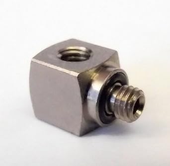 thumbnail image 2 of 10-Pack 5/32" OD Push-to-Connect Male Elbow Fittings – 10-32 UNF – PneumaticPlus PL-5/32-U-10 2 of 6