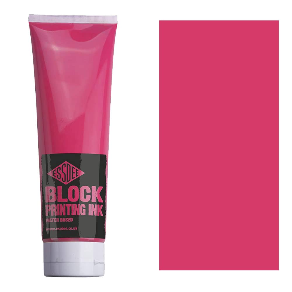 Essdee Block Printing Ink Fluorescent Pink