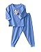 HALO ComfortLuxe 2 Piece Set Flannel, Blue Dog, 6-9 Months