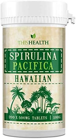 200 Spirulina tablets (100g). Hawaiian Spirulina Pacifica