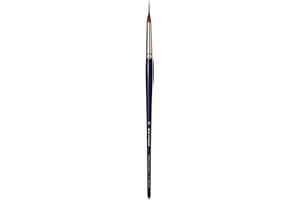 da Vinci Watercolor Series 17 Maestro Paint Brush, Inlaid Long Needle-Sharp Liner Kolinsky Red Sable, Size 9 (17-09)