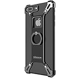 [Upgraded] iPhone 7 Plus Case, Nillkin Barde Metal Case [Unique Design] Back Cover with Enhanced Ring Kickstand for iPhone 7 Plus 5.5