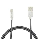 Joly Joy Lightning Cable Apple MFi Certified Lightning to USB Cord 1m/3.28ft Lighting Chargers Fishnet Coated for iPhone 7, 7 Plus, 6s 6 Plus, 5se, iPad mini 4 , iPad Pro Air 2 (Black/white)