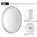 Uarzt Makeup Vantity Mirror, 20X Magnifying Mirror Detachable Beauty Mirror 4 Inch Round Makeup Cosmetic Mirror for Bathroom or Bedroom Table (20 X)