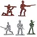 Military Figurine Set Soldiers Toy Package, 300 Pieces Army Men Playset