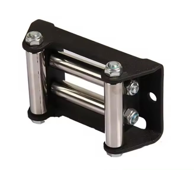 Photo 1 of HLMOptimo 4-7/8 inch Winch Roller Fairlead 4 Way 4-7/8” Universal Mount Cable Guide Heavy Duty Nut Disassembly ATV UTV 2000-3500 LBS