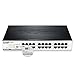 D-Link DGS-1024D, Ethernet Switch, 24 Port Gigabit Unmanaged Fanless Network Hub Desktop or Rack Mountable, Black