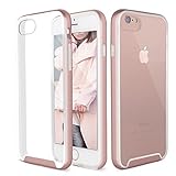 Mobility Element iPhone 7 Case - Best Case for iPhone 7 - Premium Cover Provides Ultimate Protection From Drops, Scratches, and Impacts - Transparent Back With Sleek Color Options - Rose Gold/Clear