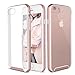 Mobility Element iPhone Case - Best Case for iPhone 7 and iPhone 8 - Premium Cover Provides Protection From Drops, Scratches and Impacts - Transparent Back With Sleek Color Options - Rose Gold/Clear