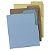 Smead Organized Up Heavyweight Vertical File Folders, Dual Tabs, Letter Size, Earth Tones, 6 per Pack (75405)