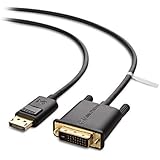 Cable Matters Gold Plated DisplayPort to DVI Cable 2 Metres