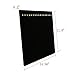 DOTASI Black Velvet Necklace Chain Stand Jewellery Holder Shop Display Organizer(Not Included Necklaces)