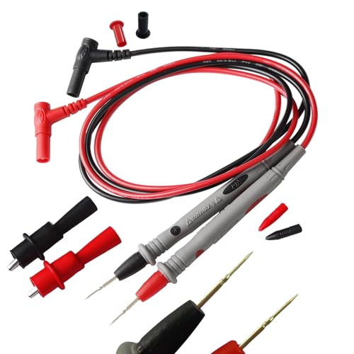 Multimeter Test Leads with Alligator Clips