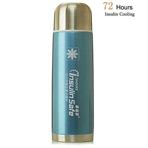 Insulin Cooler Bottle 72 hours cooling box insulin refrigerator compact travel case keep insulin at 2-25â„ƒ