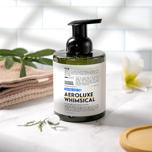 ROMIIE ZOI NATURA INDULGENCE FOAMING HAND SOAP – LUXURY HAND WASH SOAP FOR BATHROOM & KITCHEN – SOOTHING EUPHORIA OF HONEY & ALMOND – 500 ML / 16.8 FL OZ(PACK OF 2)