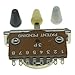 KAISH Heavy Duty 3 Way Guitar Pickup Lever Switch Pickup Selector Switch for Strat Tele with 3 Plastic Tips