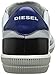 Diesel Men's Dyneckt S-Naptik Fashion Sneaker, White/Mazarine Blue, 9 M US