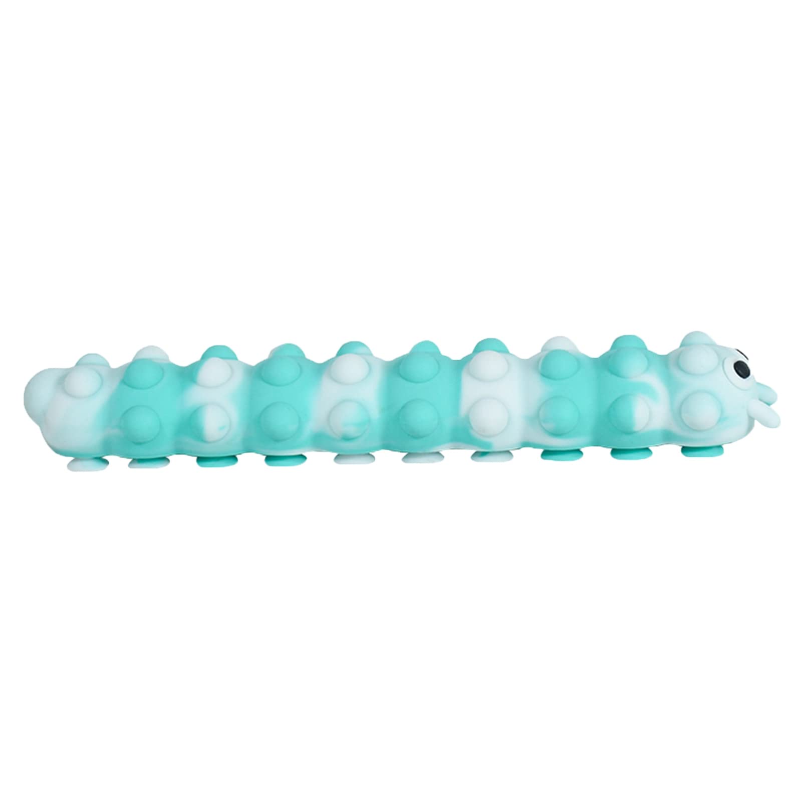 Elibeauty New Squidopop, Suction Cup Pop Toys, 26cm Caterpillar Fidget Toy, Silicone Sensory Toy Magic Sucker for Stress Relief Needs( Caterpillar 2)