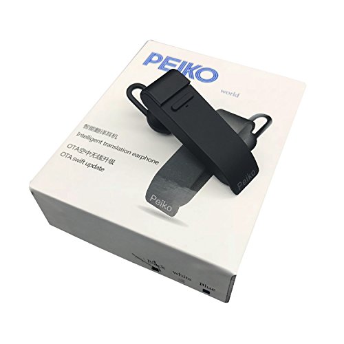 Language Translator Device Bluetooth Wireless Earphones Support 25 Languages Intelligent APP Online Translation Wireless Headphone Bluetooth Earbuds - Black