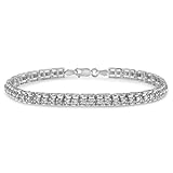 Sterling Silver Round-cut Diamond Tennis Bracelet (1.00 cttw, I-J Color, I3 Clarity)