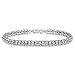 Original Classics .925 Sterling Silver 1.0 Cttw Rose Cut Diamond Double-Link 7